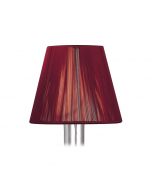 MS004 Red Wine Silk String Candle Shade 5"