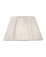 MS050 Ivory White Silk String Shade 16"