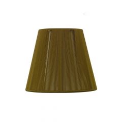 MS013 Olive Silk String Candle Shade 5"