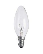 Candle Bulb Clear E14 60w Pack Of 2